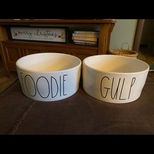 Rae Dunn Dog Bowls